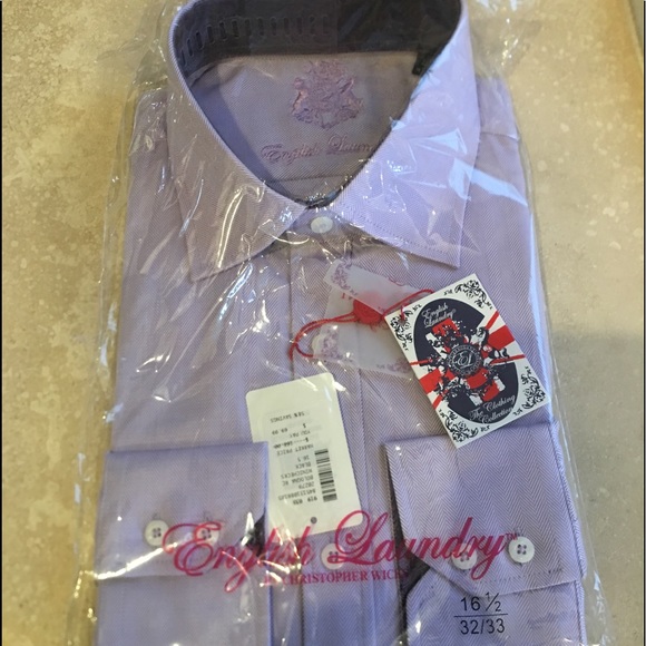 English Laundry Other - Men’s English laundry dress shirt purple